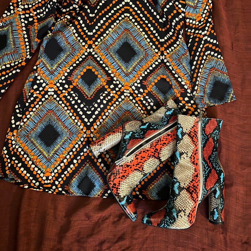 💎Multi-Color Animal Print Booties💎